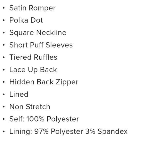 🆕️Ruffle babe satin romper-Cream - Picture 4 of 4